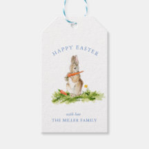 Joli lapin de Pâques à l'aquarelle 