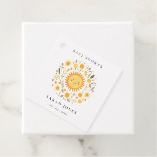 Étiquettes Cadeau Joli Notre Petit Soleil Bohème Soleil Baby Shower