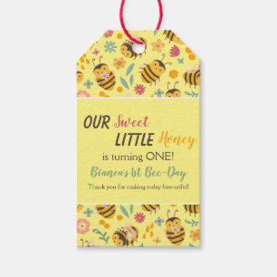 Étiquettes-cadeau Joli printemps Miel Abeille Anniversaire Merci