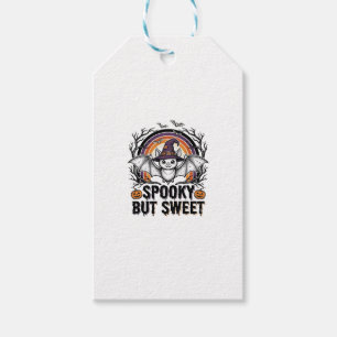 Étiquettes-cadeau Jolie chauve-souris Halloween Gravure vintage T-sh