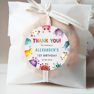 Étiquettes Cadeau Jolie couleur Notre Petite Fête d'Anniversaire Mon