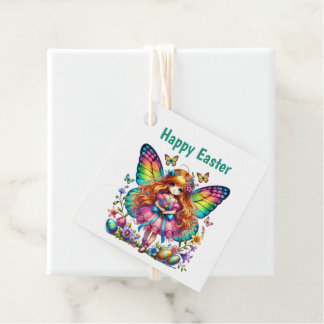 Étiquettes Cadeau Jolie Fée de Pâques Personnalisable Joyeuse