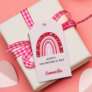 Étiquettes-cadeau Jolis Saint-Valentin Arc-en-ciel Personnalisé