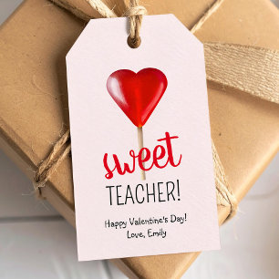 Étiquettes-cadeau Jolis tags pour la Saint-Valentin pour un professe