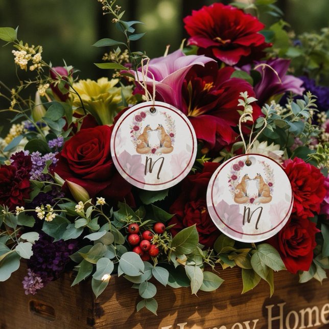 Étiquettes Cadeau Jouer Fox Mariage d'automne (Celebrate your love with rustic charm and woodland romance!)