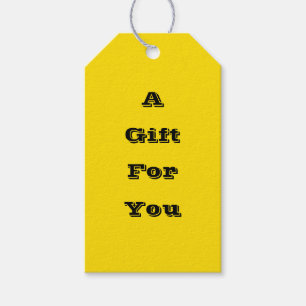 Étiquettes-cadeau Jouet en caoutchouc Jaune Automne Automne Chute Co