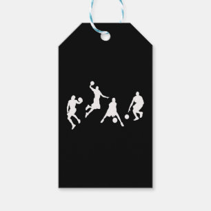 Étiquettes-cadeau joueur de basket