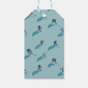 Étiquettes-cadeau Joueurs de hockey sur glace