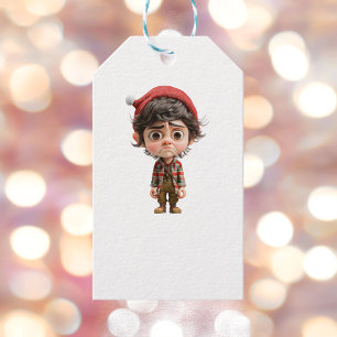 Étiquettes-cadeau Jour difficile Noël Elf Blanc Tags cadeaux