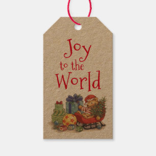 Étiquettes-cadeau Joy to the world