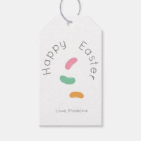 Joyeuse fête de Pâques aux bonbons en gelée