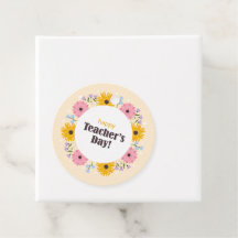 Joyeuse Fête des Enseignants Fleurs Sauvages