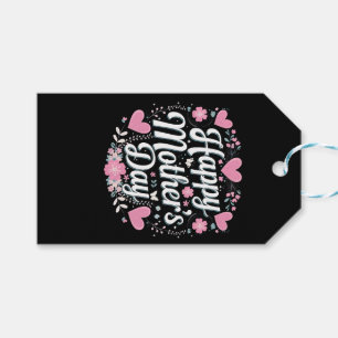 Étiquettes-cadeau Joyeuse fête des Mères Maman mignonne florale Gran