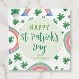 Étiquettes Cadeau Joyeuse Saint Patrick sur mesure