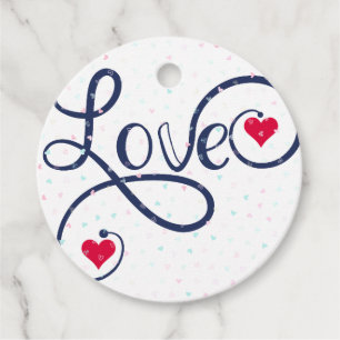 Étiquettes Cadeau Joyeuse Saint-Valentin.