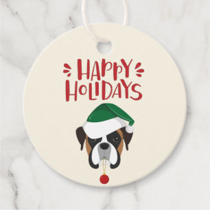 Étiquettes Cadeau Joyeuses fêtes - Joli Noël en boîte