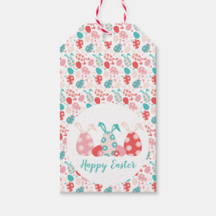 Étiquettes-cadeau Joyeuses OEufs décorés de Pâques Oreilles de la