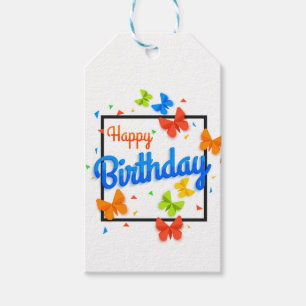 Étiquettes-cadeau Joyeux Anniversaire