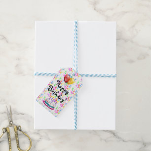 Étiquettes-cadeau Joyeux anniversaire