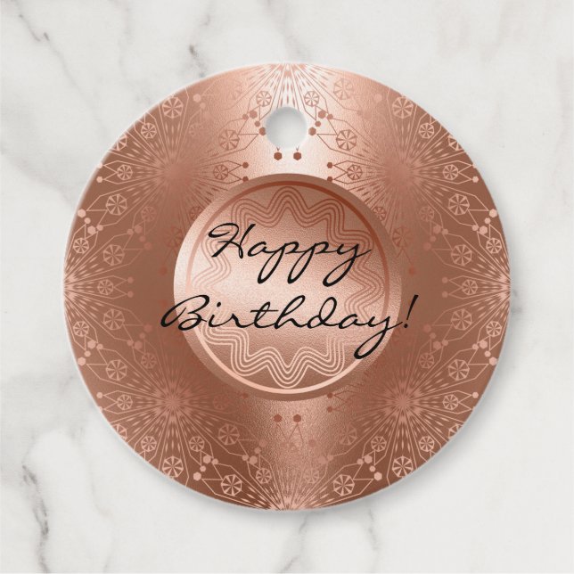 Étiquettes Cadeau Joyeux anniversaire ! (Devant)