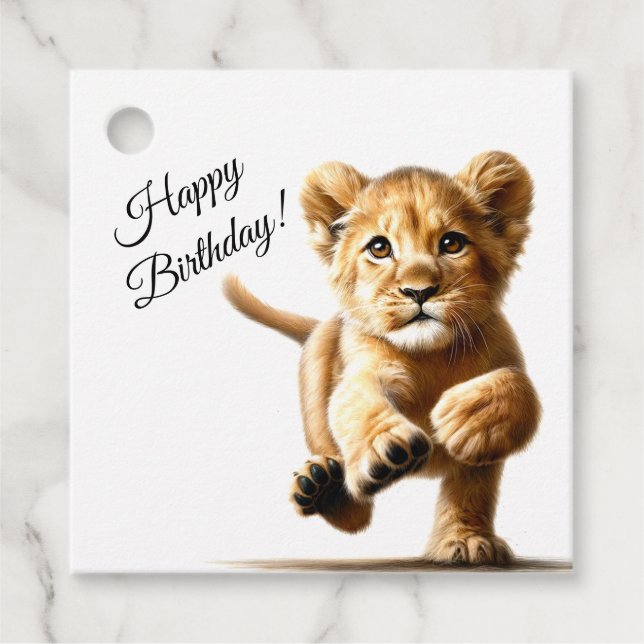 Étiquettes Cadeau Joyeux anniversaire (Devant)