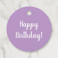 Joyeux anniversaire Purple Lilac Typographie Cadea