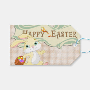 Étiquettes-cadeau Joyeux Bunny de Pâques