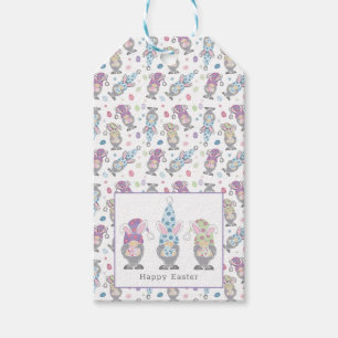 Étiquettes-cadeau Joyeux Bunny Gnomes de Pâques
