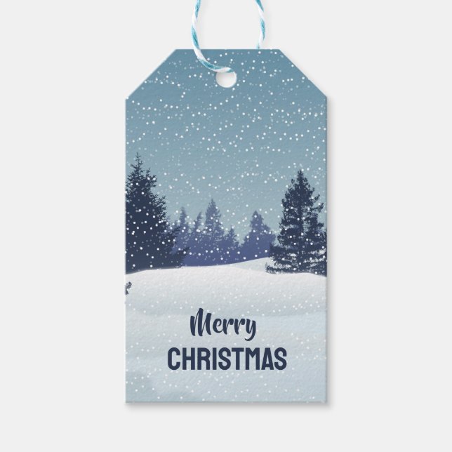 Étiquettes-cadeau Joyeux cadeau de Noël (Devant)