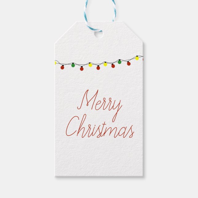 Étiquettes-cadeau Joyeux cadeau de Noël (Devant)