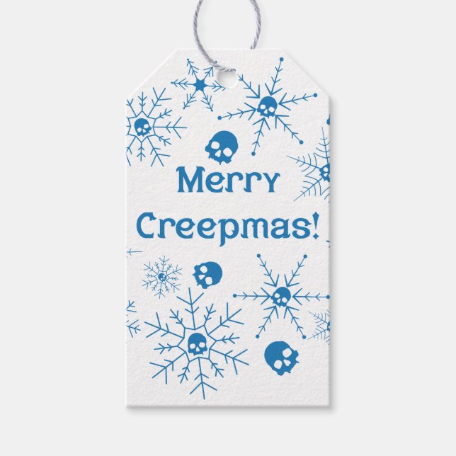 Étiquettes-cadeau Joyeux Creepmas ! (Devant)