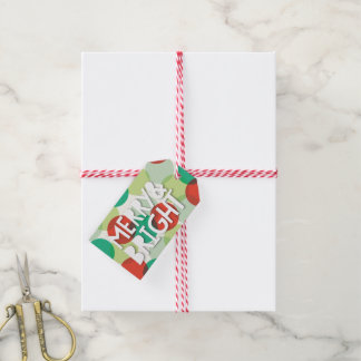 Étiquettes-cadeau Joyeux et brillant plaisir coloré Confetti Dots va