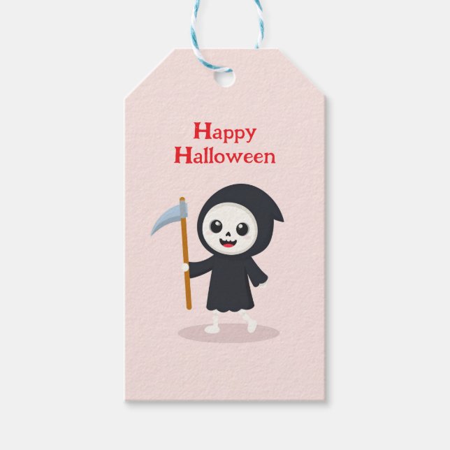 Étiquettes-cadeau Joyeux Halloween (Devant)
