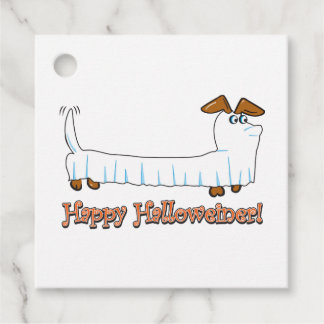 Étiquettes Cadeau Joyeux Halloween Dachsund