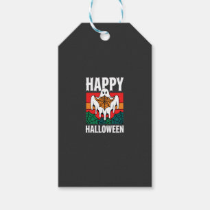 Étiquettes-cadeau Joyeux Halloween Toile Araignée Fantôme Rétro