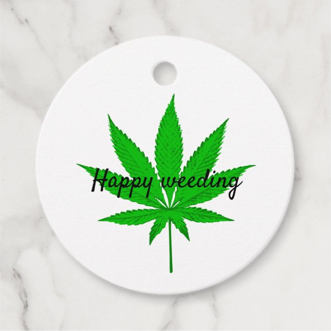 Étiquettes Cadeau Joyeux jeu de Mariage Weeding (Devant)