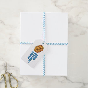 Étiquettes-cadeau Joyeux Jours de Challah Hanoukka Chanukah Holiday