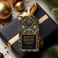Joyeux Joyeux Noël d'or noir Motif#31 ID1009