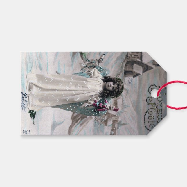 Étiquettes-cadeau Joyeux Noel (Devant (Horizontal))