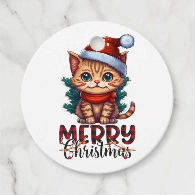 Étiquettes Cadeau Joyeux Noël (Devant)