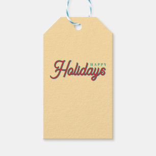Étiquettes-cadeau Joyeux Noël Classique Unique Minimaliste Simple
