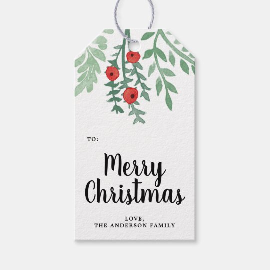 Etiquettes Cadeau Joyeux Noel De Houx Moderne D Aquarelle Zazzle Fr Etiquettes Cadeau Joyeux Noel De Houx Moderne D Aquarelle Zazzle Fr