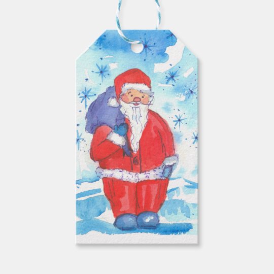 Etiquettes Cadeau Joyeux Noel Du Pere Noel Zazzle Fr