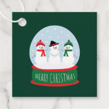 Joyeux Noël Globe des neiges Snowmen