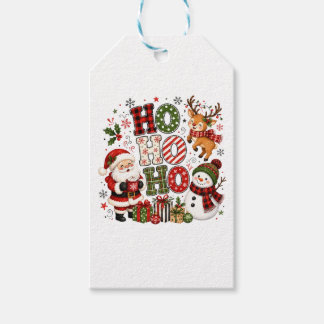 Étiquettes-cadeau Joyeux Noël Ho Ho Ho