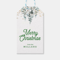 JOYEUX NOËL TYPOGRAPHIE RÉTRO ARBRES NEIGE