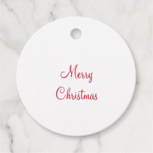 Étiquettes Cadeau joyeux Noël vacances ajouter nom de famille photo 