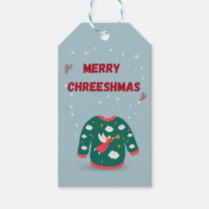 Étiquettes-cadeau Joyeux Noël Vilain Sweat Angel
