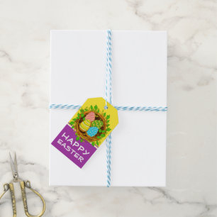 Étiquettes-cadeau Joyeux Pâques