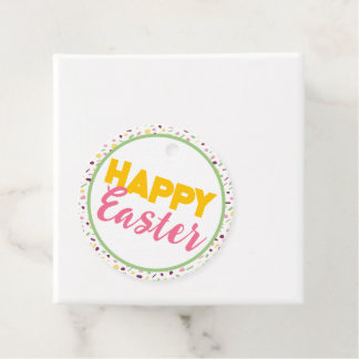 Étiquettes Cadeau Joyeux Pâques.